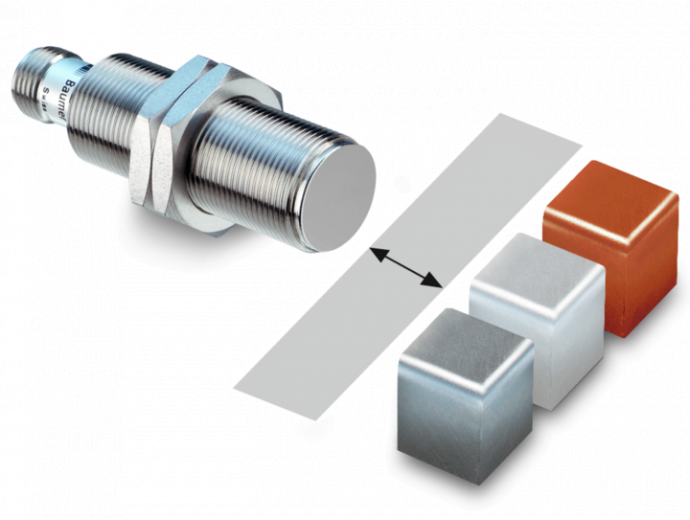 Factor 1 - same sensing distance on any metal